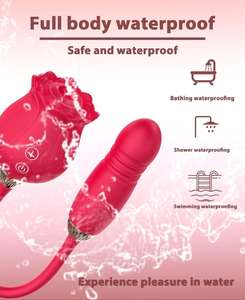 Neues Design Rote Rose Klitoris-Sauger Silikon Wiederaufladbar 100% Wasserdicht Vibrator Saugdildo Klit-Sauger Nippel-<span class=keywords><strong>Stimulator</strong></span> - Product Image 1