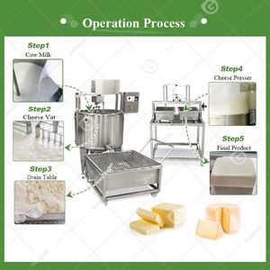 Machine de pressage de <span class=keywords><strong>fromage</strong></span> de petite taille pour la production de <span class=keywords><strong>Halloumi</strong></span>, Mascarpone, 50 litres, 200 litres, 20000 litres - Product Image 5