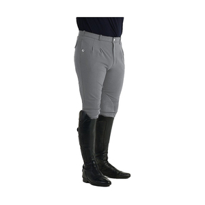 Costume Tradizionale Stile Pieghettato Anteriore Della Vite Prigioniera Chiusura Laterale Tasche Degli Uomini di <span class=keywords><strong>Pantaloni</strong></span> <span class=keywords><strong>Cavallo</strong></span> <span class=keywords><strong>Pantaloni</strong></span> Da Equitazione Equestre Abbigliamento - Product Image 2