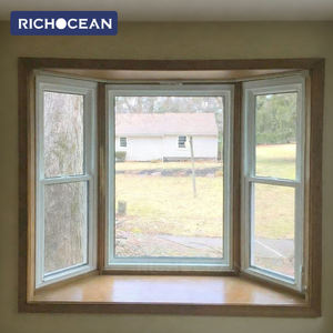 Fenêtres en aluminium sur mesure RICHOCEAN, résistantes aux ouragans, avec double vitrage Low-E, économiques en énergie, pour maisons - Product Image 1