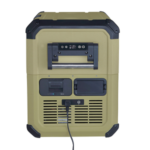 Nevera portátil mini para coche de 35L con doble batería, compresor de 12V/24V, para uso en exteriores, camping y camiones. - Product Image 4