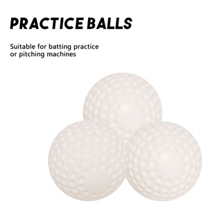 Logotipo Cá nhân hóa màu y tamano 9 'pelotas de beisbol Para maquina de lanzar, màu Blanco pelotas Para maquina de lanzar - Product Image 4