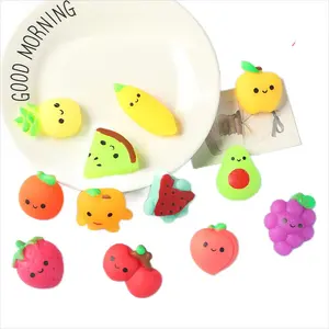 Wholesale of creative soft and cute fruit series kneading and decompression tools