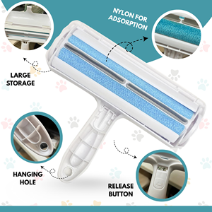 Pet Hair Removal Tool, Reusable <b>Lint</b> <b>Roller</b> for Pet Hair, Self Clean Cat Hair Remover with Dust Bin, Dog Hair Remover for Couch - Product Image 5