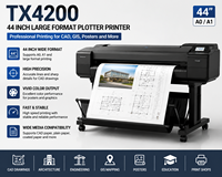 Plotter de Formato Grande TX4200 de 44 Pulgadas, Impresora para Dibujos de Ingeniería CAD, Máquina de Impresión de Pósteres