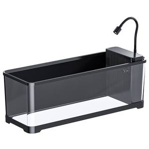 Filtre d'aquarium et générateur d'oxygène tout-en-un pour salon, autocultivateur de bureau avec autocollant décoratif, filtre latéral pour aquarium à courant - Product Image 6