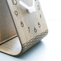 Quasi jam Pendulum senyap dekorasi Desktop rumah sederhana Modern untuk kamar tidur jam dinding kayu ukiran untuk penggunaan di rumah