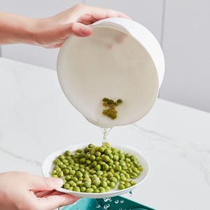 Plastic <b>Sieve</b> Basket Drain Basin Kitchen <b>Sieve</b> Colander Fruit Vegetable Tray <b>Sieve</b> Colander for Kitchen Household Strain - Product Image 6