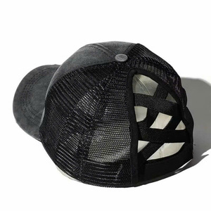 Custom Logo 6-Panel Polyester Mesh Trucker Hats Sporty Quick Dry Waterproof Snapback Cap Laser Cut Holes Perforated Flat Brim - Product Image 4