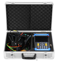 Voltmètre triphasé portable numérique, testeur d'angle de phase, détecteur de tension et de courant AC, analyseur d'harmoniques de puissance