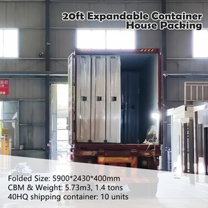Casa Contenedor Plegable Estándar, Oficina Portátil Prefabricada para Obras, Cabañ<span class=keywords><strong>a</strong></span> Modular, Instalación Rápida, Casa Contenedor Plegable - Product Image 6