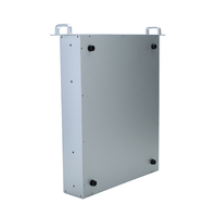 Boîtier de contrôle 2U 19 pouces pour montage en rack, ventilateurs de refroidissement réseau, oreilles de montage en aluminium anodisé, tôle métallique, OEM personnalisé, IP54