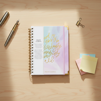 Journal de prière chrétien inspiré de la grâce, avec logo et impression personnalisés, couverture rigide, pour femmes et jeunes filles