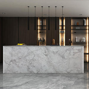 TMZ Luxury Modern 7007 Super White PD Encimeras de cuarzo Diseño de modelo 3D de alta calidad para hoteles ODM/OEM Piedra artificial - Product Image 4