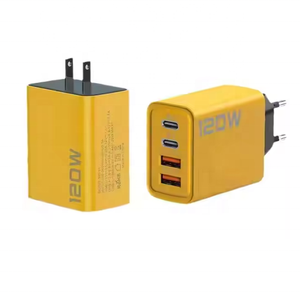 Bán buôn 120W PD sạc nhanh C sạc <span class=keywords><strong>adapter</strong></span> 4 cổng kép USB C tường sạc cho <span class=keywords><strong>iPhone</strong></span> cho Samsung S23 30W cho - Product Image 1