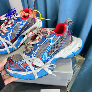 Chaussures de sport décontractées de haute qualité, style chunky, à lacets, en maille et polyuréthane, pour le skateboard et le basketball, jusqu'à la taille 3XL - Product Image 1