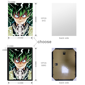 ขายส่งใหม่ล่าสุดมาถึง3D <span class=keywords><strong>My</strong></span> <span class=keywords><strong>Hero</strong></span> Academia โปสเตอร์3D Lenticular พลิกอะนิเมะ30*40ซม./11*16นิ้วกรอบรูป - Product Image 5