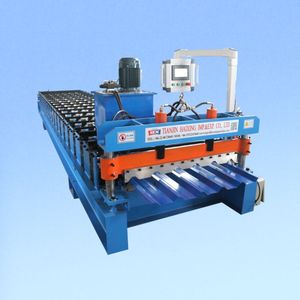 Tp40 Dakplaat Tegel Pers Trapeziumvormige Metalen Dakpannen Maken <span class=keywords><strong>Machine</strong></span> - Product Image 1