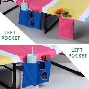 Customized leisure chair rectangular recycled material ultra-fine fiber <b>beach</b> <b>towel</b> dry <b>beach</b> <b>towel</b> leisure chair cover bag - Product Image 6