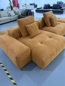 Juego de sofá Seccional de lujo moderno sofá de tela muebles de sala de estar en forma de L sofá de esquina Modular cama hogar <span class=keywords><strong>Hotel</strong></span> apartamento uso - Product Image 5