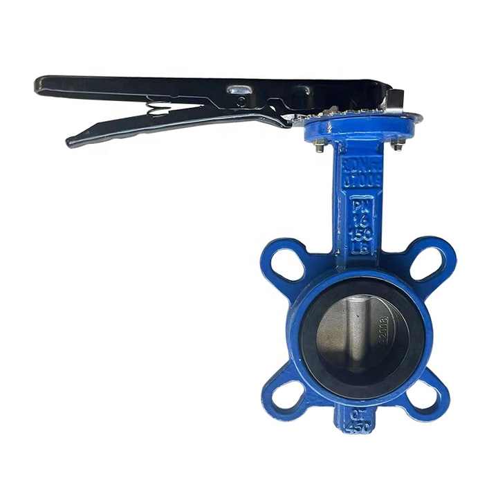 ANSI 150lb /DIN /JIS 10K Ductile Iron Wafer Control Butterfly Valve With Good Price