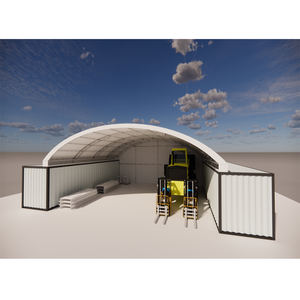 Réduction de prix de gros : Abri monté sur conteneur dôme, Tente auvent pour conteneur de 40 pieds - Product Image 4