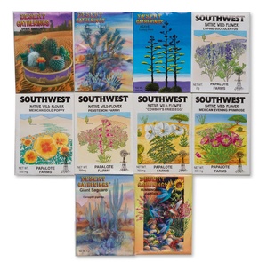 Kit de inicio de jardín de flores del desierto moderno 10 Cactus y flores silvestres maceta de interior colgante para su propio suelo de <span class=keywords><strong>oasis</strong></span> al aire libre usando - Product Image 1