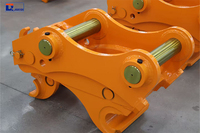Attache rapide hydraulique mécanique à double vérin pour excavatrice, avec fonction d'inclinaison, pour excavatrices de 20 à 52 tonnes, diamètre de goupille de 80 à 120 mm