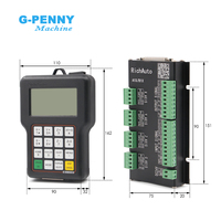 Contrôleur de mouvement 3 axes RichAuto DSP A11E avec écran LCD et mémoire 512 Mo, version anglaise pour machine de fraisage CNC