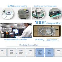 Cámara médica CMOS de visión lateral con chip en la punta, mini cámara OEM de longitud reducida, la más pequeña, con fibra LED OEM OVM6946 LE/MO