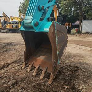 Excavatrice d'occasion Kobelco SK350/SK350-10, moteur PLC, pompe, moteur électrique, puissance 213KW, poids opérationnel 37,6 tonnes, capacité de la benne 1,6m³, bon état - Product Image 4
