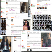 Meilleur Prix 100 % Cheveux Naturels Ondulés Profonds 20 Pouces en Vrac pour Tresses Cheveux Bruts pour Tresses Bohèmes Machine à Tresser pour Femmes Noires Facile à Séparer