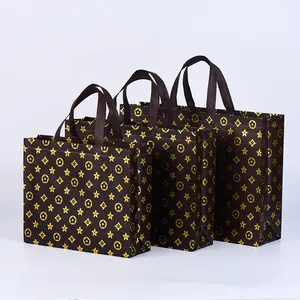 Wiwu — sac en tissu écologique, fourre-tout de shopping non tissé, réutilisable, avec logo imprimé, vente en gros