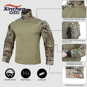 야외 보안 낚시 및 사냥 방수를위한 공장 새로운 긴 소매 여름 사막 카모 셔츠 최신 프로스트 디지털 디자인 - Product Image 2