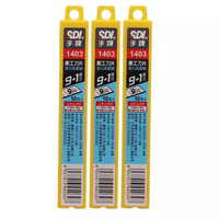 Lames de rechange pour couteau utilitaire Gomake 9 mm, lames en acier au carbone à rupture à 30 degrés pour couteaux rétractables, loisirs créatifs