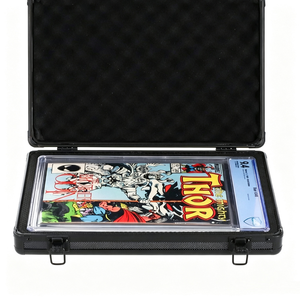 Boîte de protection robuste en cuir PU antichoc avec conception pliable et étanche pour le transport et le stockage de bandes dessinées graduées OEM/ODM - Product Image 1