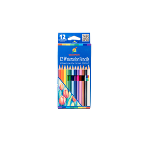 Croquis 12 crayons de couleur ensemble pour enfants dans la boîte paquet professionnel Art dessin crayons de couleur en plastique - Product Image 1