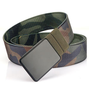 Sıcak satış güçlü basit çift tarzı genç erkekler açık keşif taktik kemer döner toka ile - Product Image 2