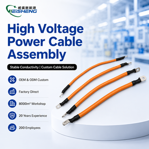 Sistema de Armazenamento de Energia Personalizado, Cabo de Bateria de Alta Tensão, Terminal em Anel, Fiação OEM - Product Image 1