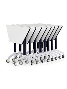 <span class=keywords><strong>Escritorio</strong></span> de Estudio <span class=keywords><strong>Extensible</strong></span> y Plegable Moderno, Mesas Modulares para Reuniones, Mesa de Entrenamiento <span class=keywords><strong>con</strong></span> <span class=keywords><strong>Ruedas</strong></span> - Product Image 4