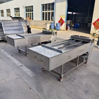 Trancheuse à poisson industrielle automatique à usage intensif Coupe-poisson à ruban congelé Prix d'usine en vente Machines de traitement du poisson