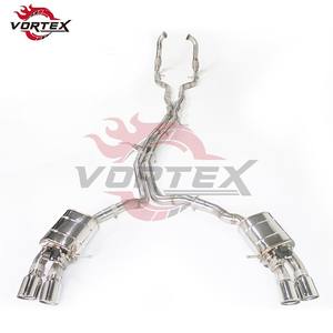 Système d'échappement Catback VORTEX Performance en acier inoxydable 304 pour AUDI S4 B9 B9.5 2018-2025 Turbo Escape Muffler - Product Image 3