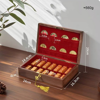 Boîte de rangement en bois de noyer pour barres d'or, anti-oxydation, pour collection d'or