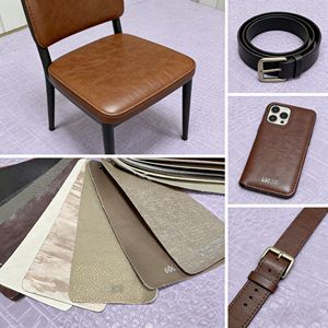 Feuille de PVC/PU, Tissu coloré, Cuir de vache, Matériau souple, Matériau en cuir croûte, Peaux de vache en cuir croûte Nappa - Product Image 2