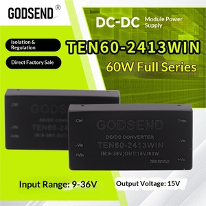 Module ultra-fin TEN60-24 60W 9V-36V 24V vers 12V 5V 15V 24V Alimentation TEN60-2415 TEN60-2413 TEN60-2411 - Product Image 4