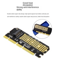 Adaptador de expansión de alta velocidad Hua Gaozhi HGZ2642 PCIe NVMe M.2 a PCIe3.0x4/x8/x16 para tarjeta de disco duro de estado sólido