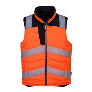 PORTWEST - PW374OBRM PW3 High visibility reversible <b>orange</b>/black bodywarmer - EAN 5036108319183 <b>HI</b>-<b>VIS</b> WORKWEAR - Product Image 1