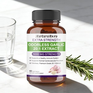 Extrait d'ail sans odeur 20:1 en gélules molles, 60 capsules, directement de l'usine, complément alimentaire pour le soutien immunitaire, saveur personnalisée, O Problemed - Product Image 6