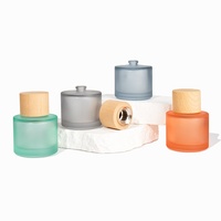 Flacon de parfum cylindrique 30ml 50ml 100ml en verre transparent avec impression sérigraphique, emballage cosmétique rechargeable, pulvérisateur à embout de 15mm