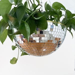 Maceta colgante de bola de discoteca <span class=keywords><strong>para</strong></span> el hogar 4 "/6"/8 "/10"/12 "con cuerda Macron Macrame Plant Hanger <span class=keywords><strong>para</strong></span> plantas de interior o exterior Macetas - Product Image 6